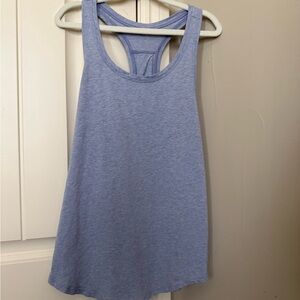 Lululemon Athletica Gray Backless Relaxed Tank Top